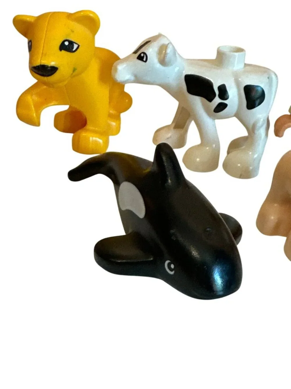 LEGO Duplo Animals Lot Farm Zoo Pigs Lion Cow Orca Whale Zookeeper Figure Toys